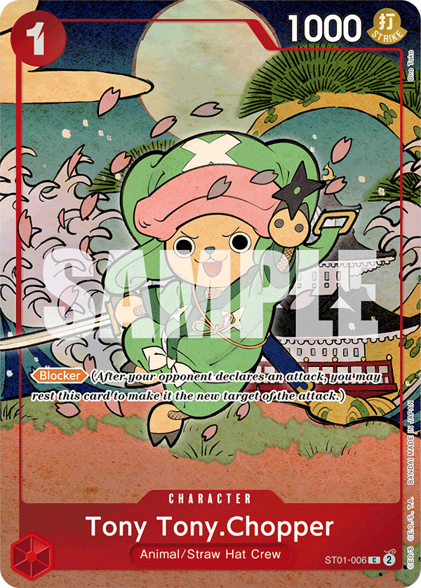 Carte Tony-Tony Chopper ST01-006_p4 Common Alt Art — One Piece TCG OTHER One Piece Products (Bandai)
