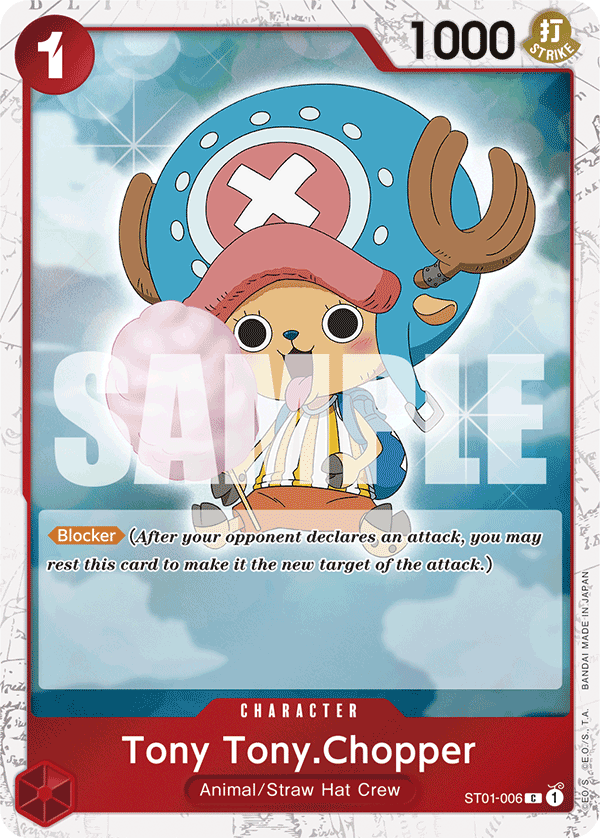 Carte Tony Tony.Chopper ST01-006_p6 Common Alt Art — One Piece TCG PRB-01 The Best (Bandai)