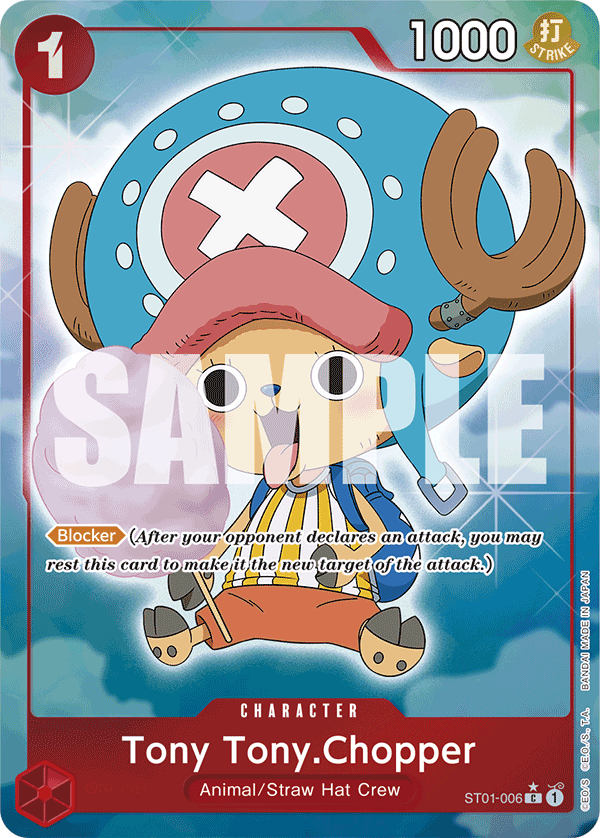 Carte Tony Tony.Chopper ST01-006_p7 Common Alt Art — One Piece TCG PRB-01 The Best (Bandai)