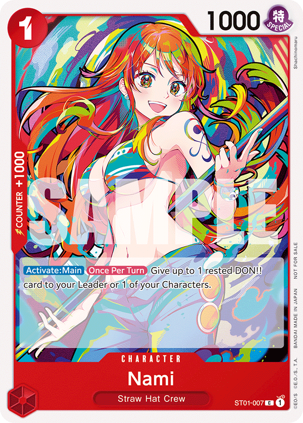 Nami ST01-007_p4 (Common) — V.5 Alt Art