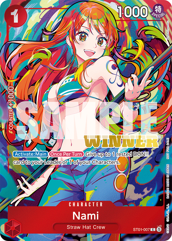 Nami ST01-007_p5 (Common) — V.6 Alt Art