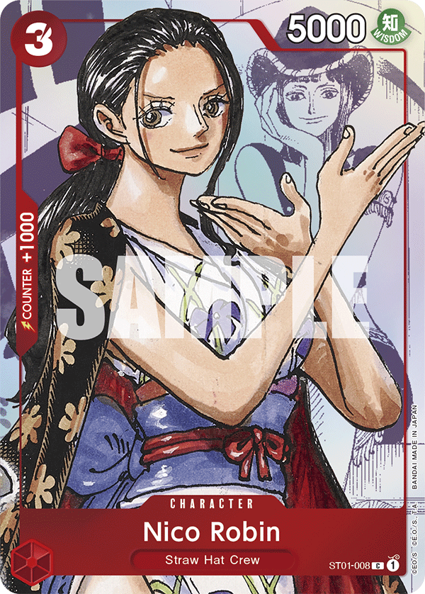 Carte Nico Robin ST01-008_p1 Common — One Piece TCG OTHER (Bandai)