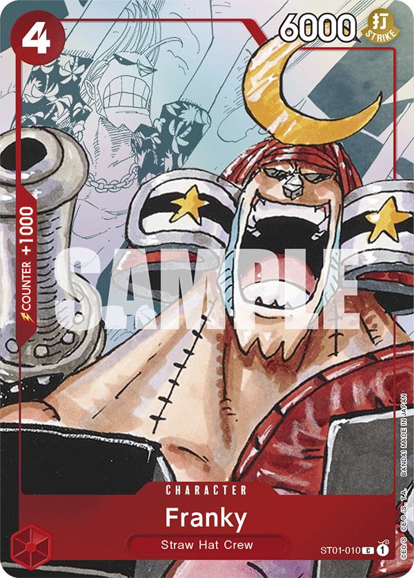 Carte Franky ST01-010_p1 Common Alt Art — One Piece TCG OTHER One Piece Products (Bandai)