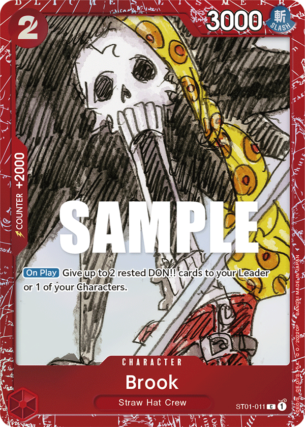 Carte Brook ST01-011_p1 Common Alt Art — One Piece TCG OTHER One Piece Products (Bandai)