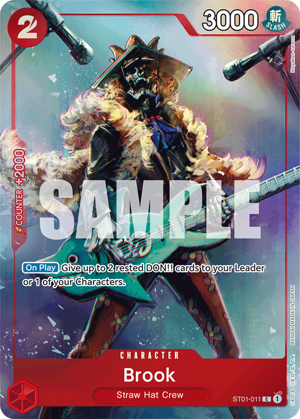 Carte Brook ST01-011_p5 Common Alt Art — One Piece TCG OTHER One Piece Products (Bandai)