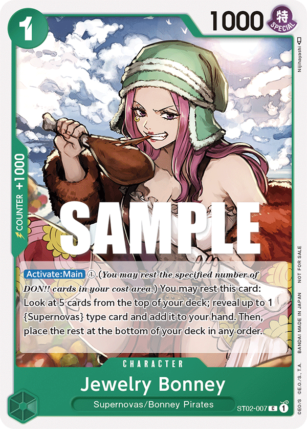 Jewelry Bonney ST02-007_p1 (Common) — V.2 Alt Art