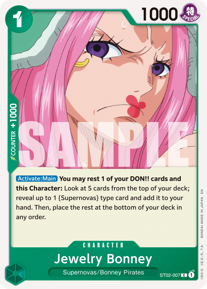 Jewelry Bonney ST02-007_r1 (Common) — Serial V.1 Serial