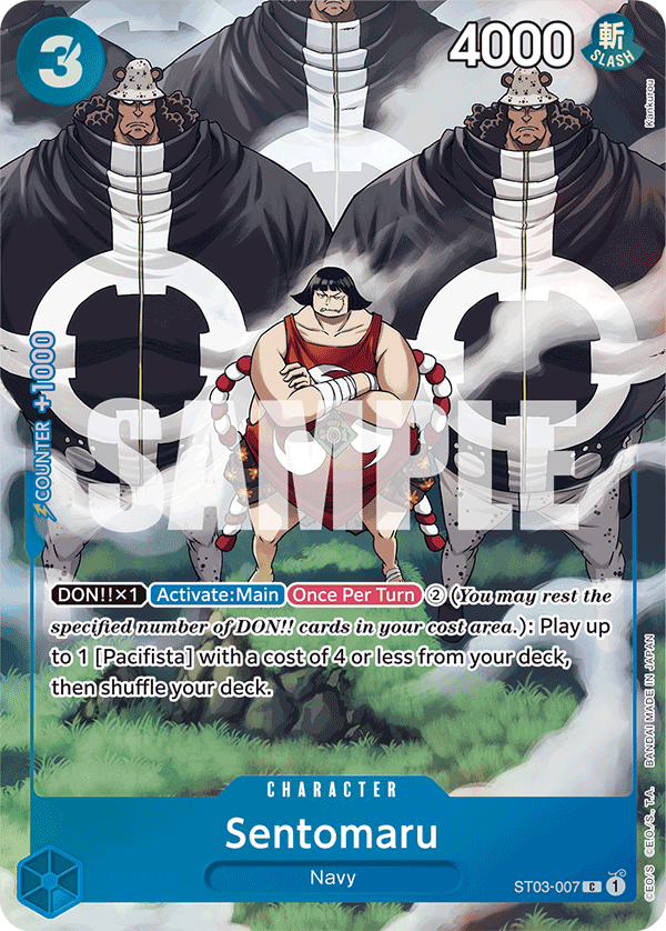 Carte Sentomaru ST03-007_p2 Common Alt Art — One Piece TCG OTHER One Piece Products (Bandai)