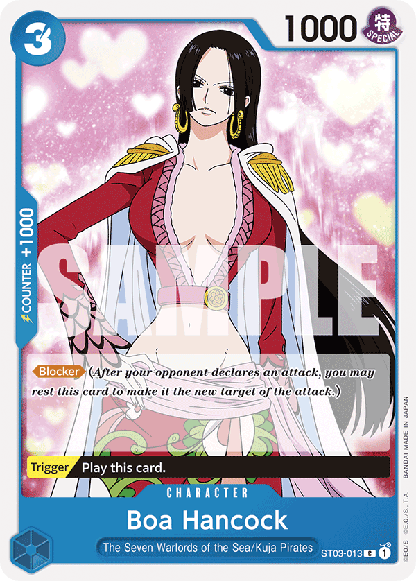Carte Boa Hancock ST03-013_p1 Common — One Piece TCG ST-03 (Bandai)