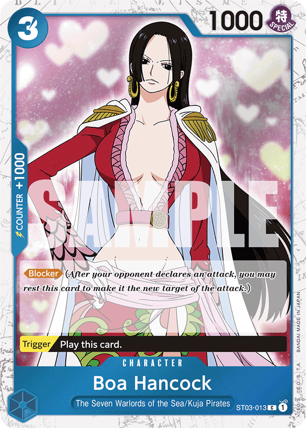 Carte Boa Hancock ST03-013_p2 Common Alt Art — One Piece TCG PRB-01 The Best (Bandai)