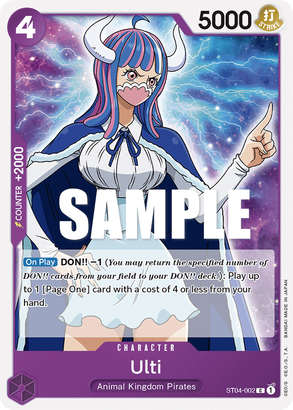 Carte Ulti ST04-002 Common — One Piece TCG ST-04 (Bandai)