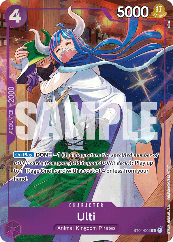 Carte Ulti ST04-002_p1 Common Alt Art — One Piece TCG OTHER One Piece Products (Bandai)
