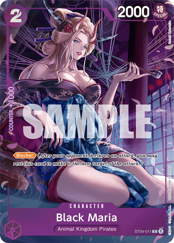 Carte Black Maria ST04-011_p2 Common Alt Art — One Piece TCG OTHER One Piece Products (Bandai)