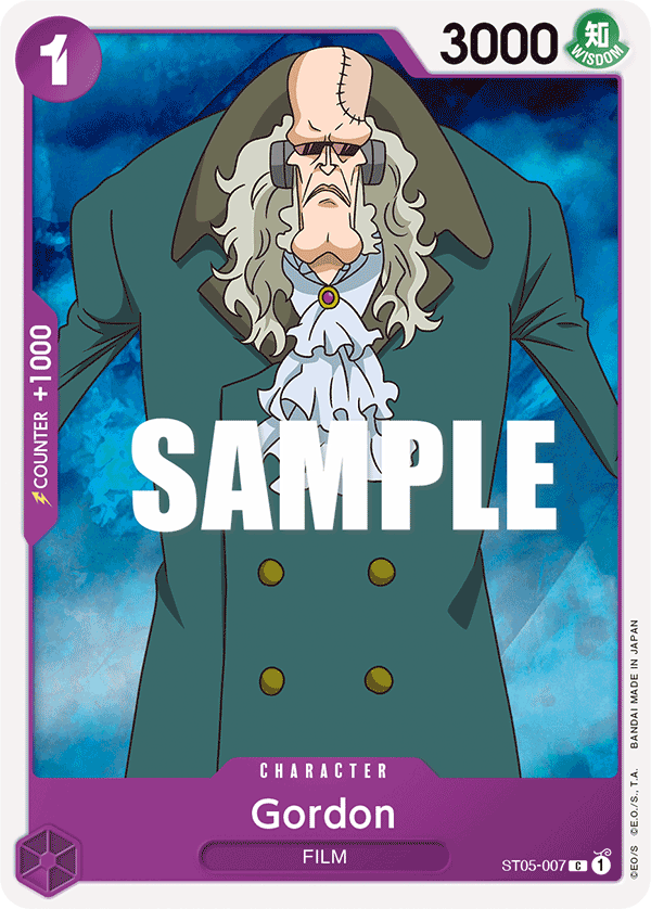 Carte Gordon ST05-007 Common — One Piece TCG ST-05 (Bandai)