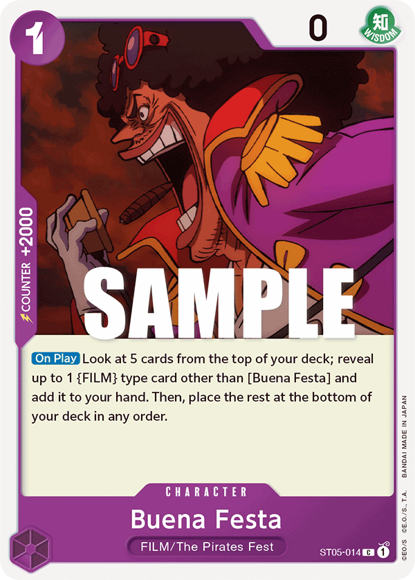 Carte Buena Festa ST05-014 Common — One Piece TCG ST-05 (Bandai)