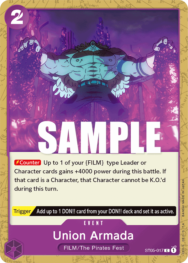 Carte Union Armada ST05-017 Common — One Piece TCG ST-05 Starter Deck: Film Edition (Bandai)