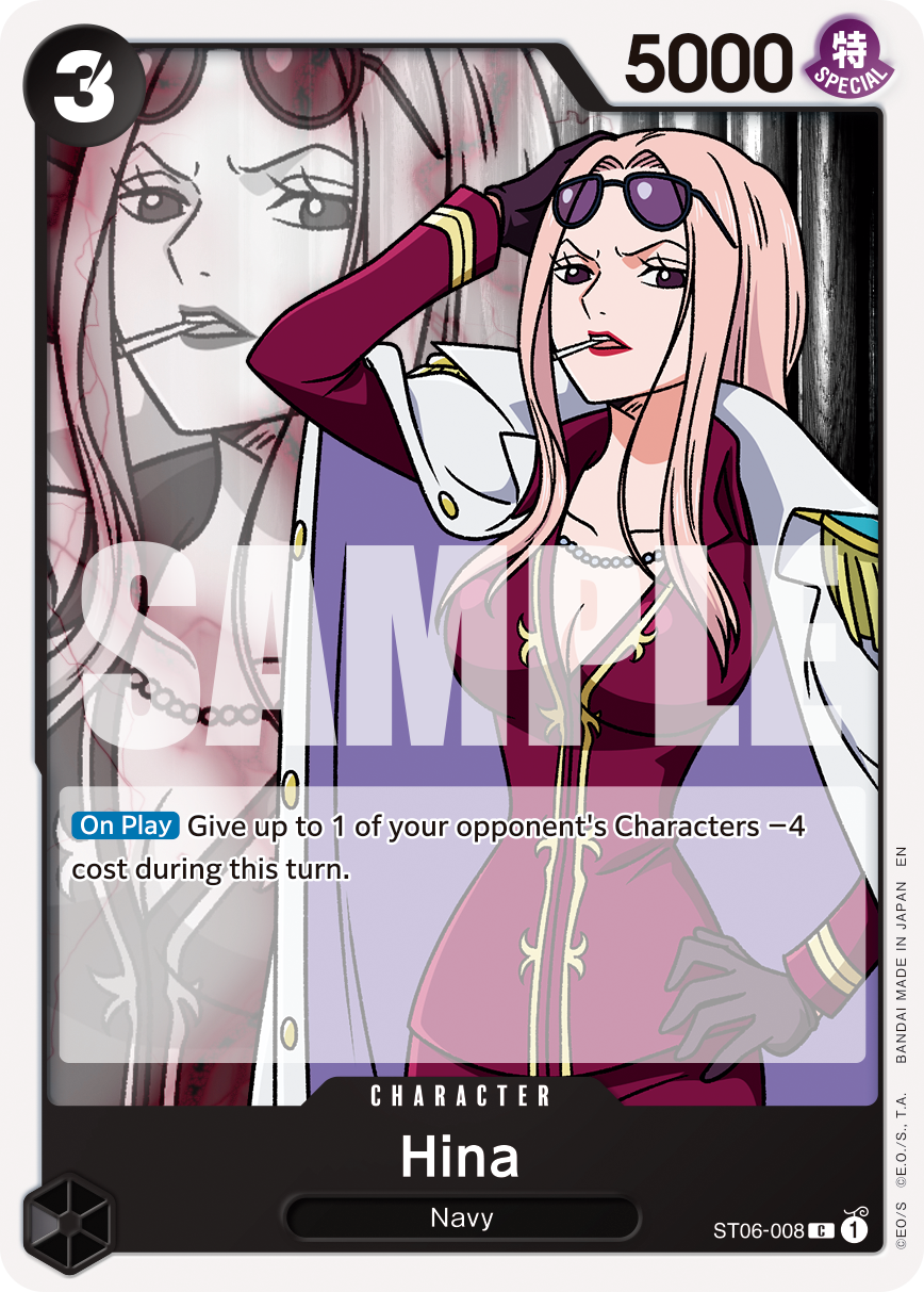 Carte Hina ST06-008_r1 Common Serial — One Piece TCG PRB-02 The Best Vol. 2 (Bandai)