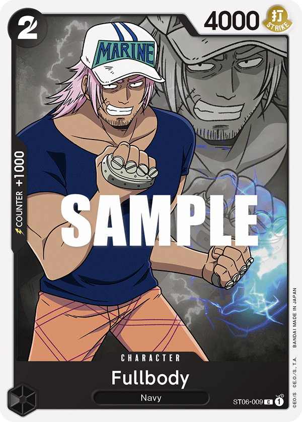 Carte Fullbody ST06-009 Common — One Piece TCG ST-06 Starter Deck: Absolute Justice (Bandai)