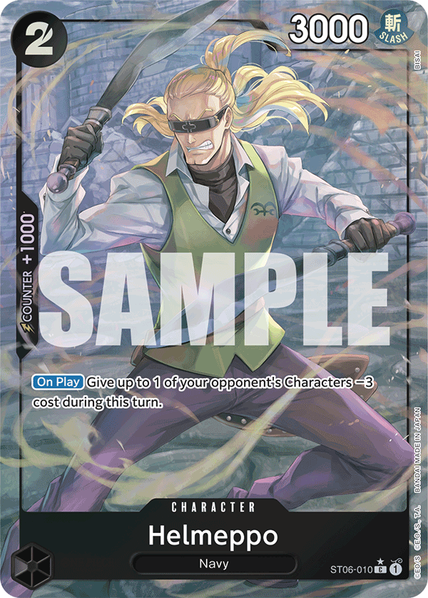 Carte Hermep ST06-010_p3 Common Alt Art — One Piece TCG PRB-01 The Best (Bandai)