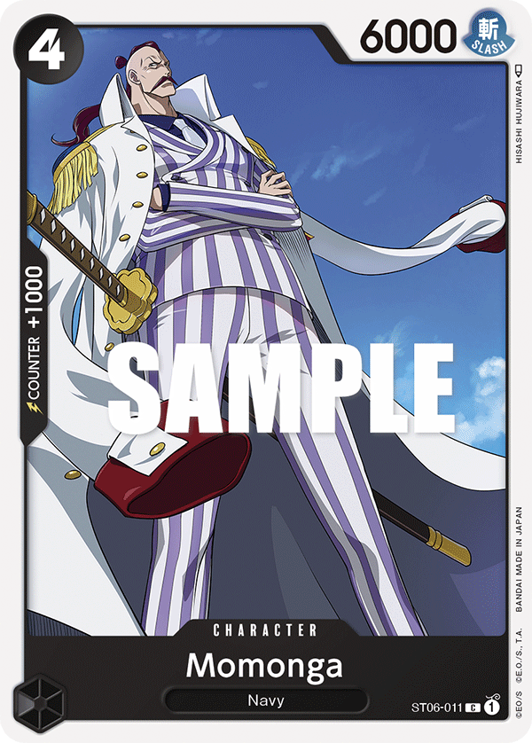 Carte Momonga ST06-011 Common — One Piece TCG ST-06 Starter Deck: Absolute Justice (Bandai)