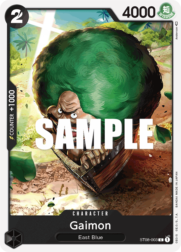 Carte Gaimon ST08-003 Common — One Piece TCG ST-08 (Bandai)