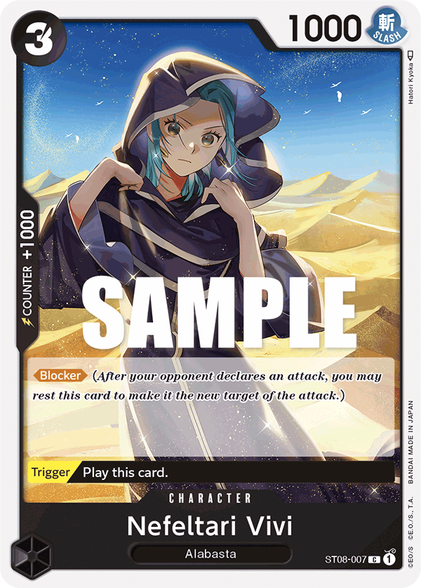 Carte Nefeltari Vivi ST08-007 Common — One Piece TCG ST-08 (Bandai)