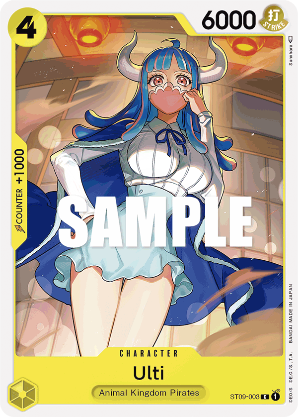 Carte Ulti ST09-003 Common — One Piece TCG ST-09 Starter Deck: Yamato (Bandai)
