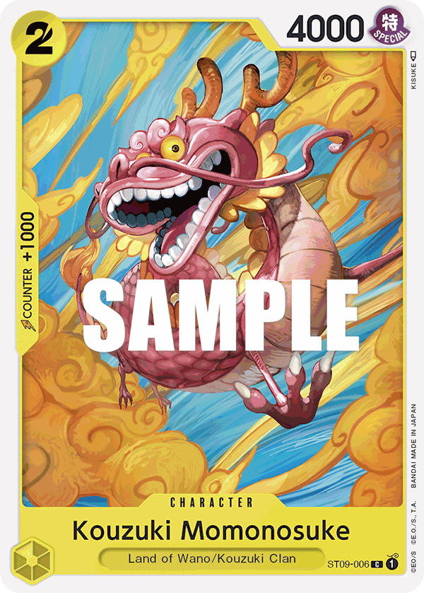 Carte Kouzuki Momonosuke ST09-006 Common — One Piece TCG ST-09 (Bandai)
