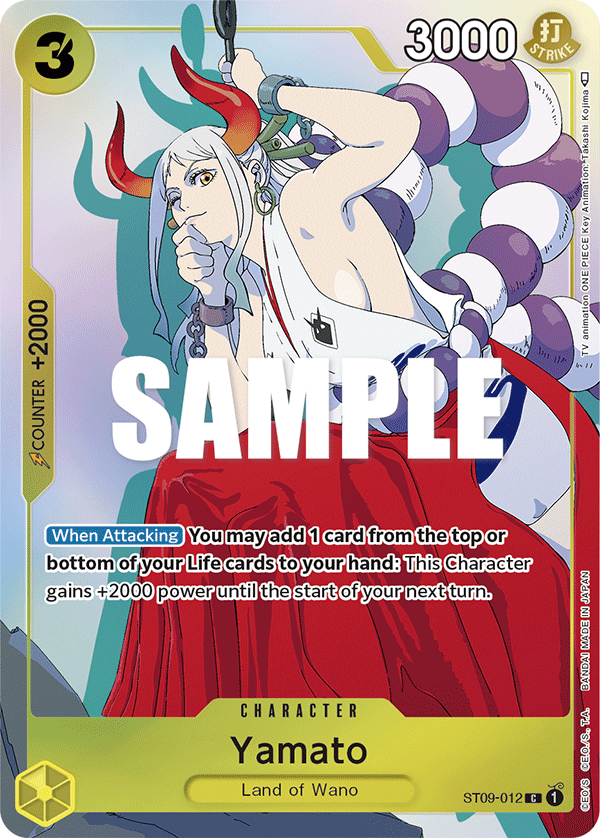 Carte Yamato ST09-012_p1 Common Alt Art — One Piece TCG OTHER One Piece Products (Bandai)