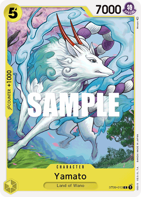 Carte Yamato ST09-013 Common — One Piece TCG ST-09 Starter Deck: Yamato (Bandai)
