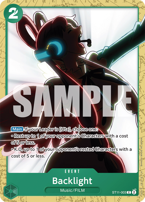 Carte Backlight ST11-003_p2 Common — One Piece TCG ST-16 (Bandai)