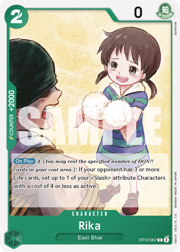 Carte Rika ST12-007 Common — One Piece TCG ST-12 (Bandai)