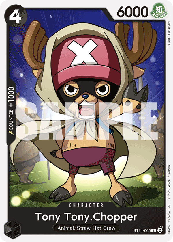 Carte Tony Tony.Chopper ST14-005 Common — One Piece TCG ST-14 (Bandai)
