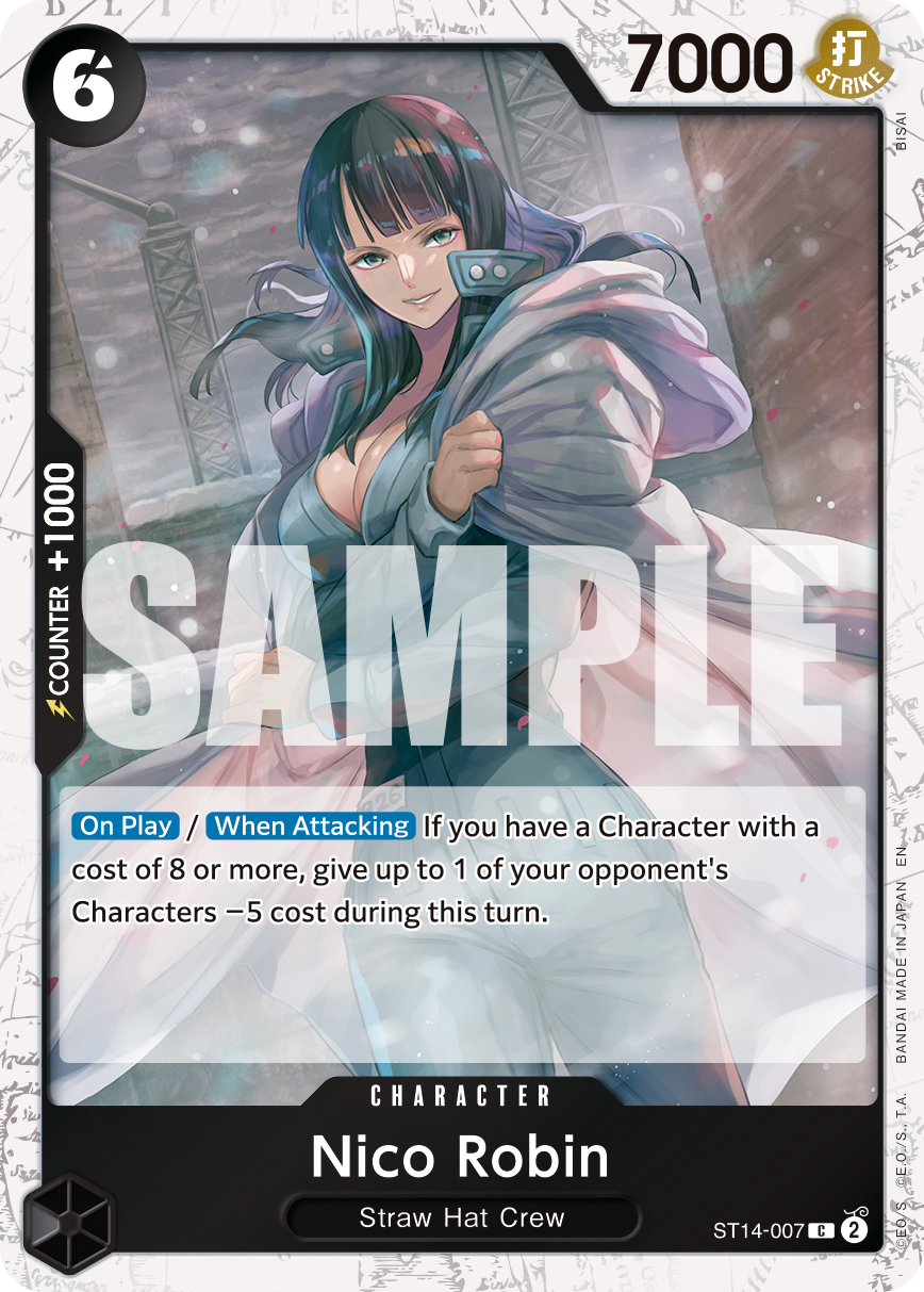 Carte Nico Robin ST14-007_p1 Common Alt Art — One Piece TCG PRB-02 The Best Vol. 2 (Bandai)