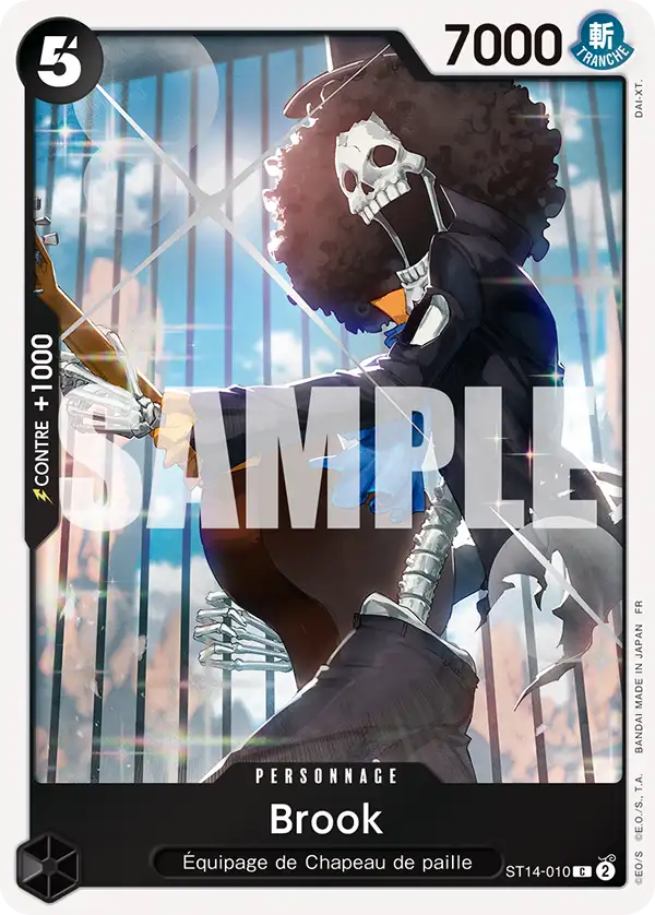 Carte Brook ST14-010_p2 Common — One Piece TCG ST-14 (Bandai)