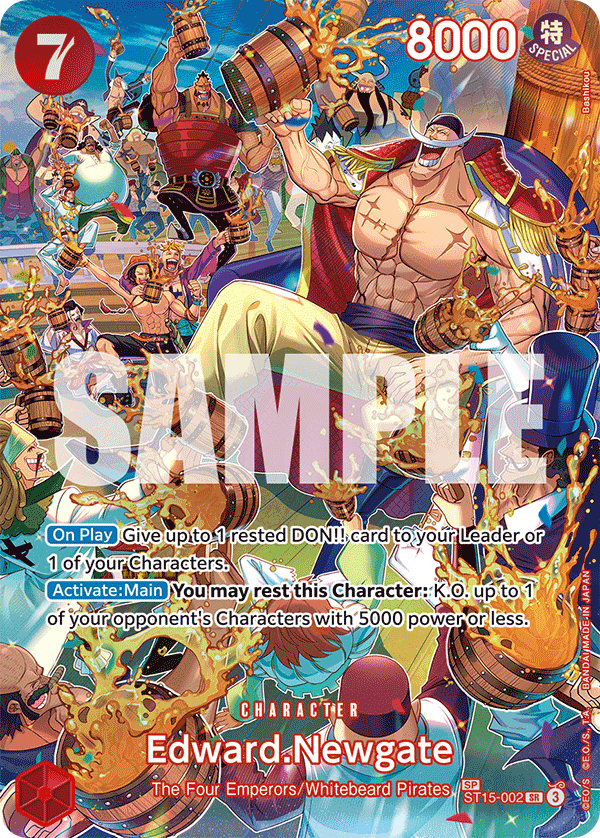 Carte Edward Newgate ST15-002_p1 Special — One Piece TCG OP-10 (Bandai)