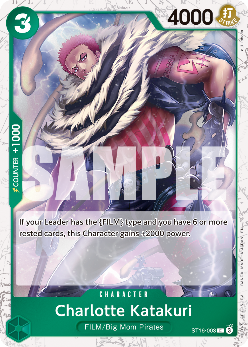 Carte Charlotte Katakuri ST16-003_p1 Common Alt Art — One Piece TCG PRB-02 The Best Vol. 2 (Bandai)