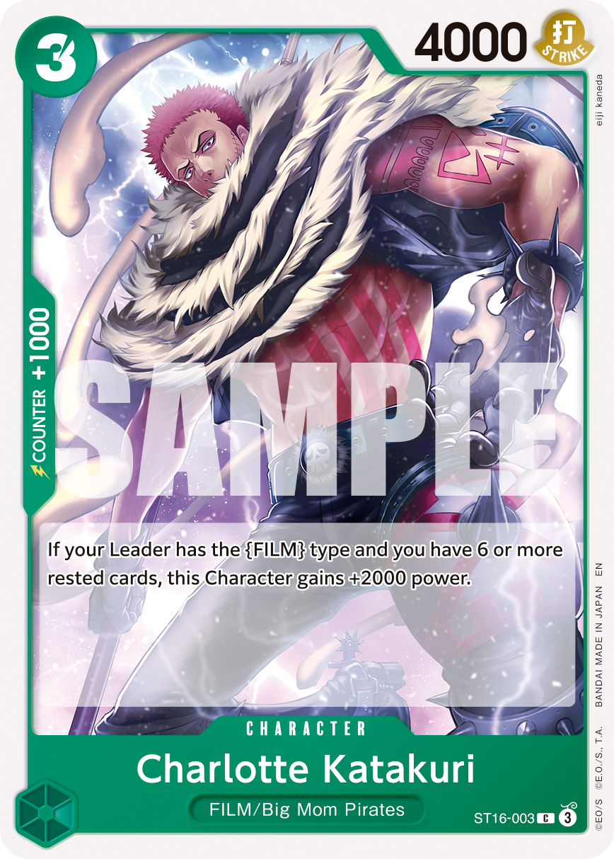 Carte Charlotte Katakuri ST16-003_r1 Common Serial — One Piece TCG PRB-02 The Best Vol. 2 (Bandai)