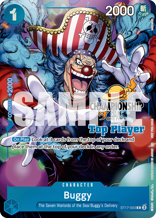 Carte Baggy ST17-003_p1 Common — One Piece TCG PROMO-ST-17 (Bandai)
