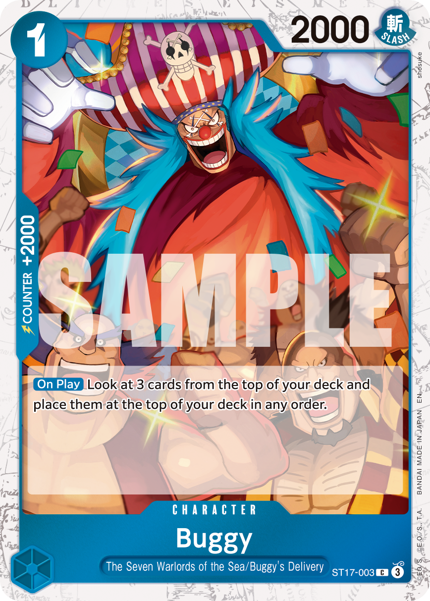 Carte Buggy ST17-003_p3 Common Alt Art — One Piece TCG PRB-02 The Best Vol. 2 (Bandai)