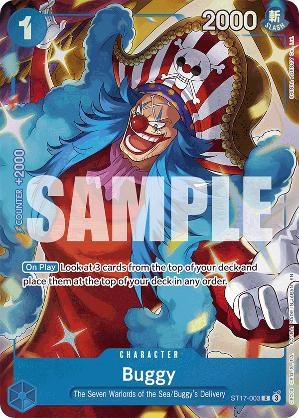 Carte Buggy ST17-003_p4 Common Alt Art — One Piece TCG OTHER One Piece Products (Bandai)