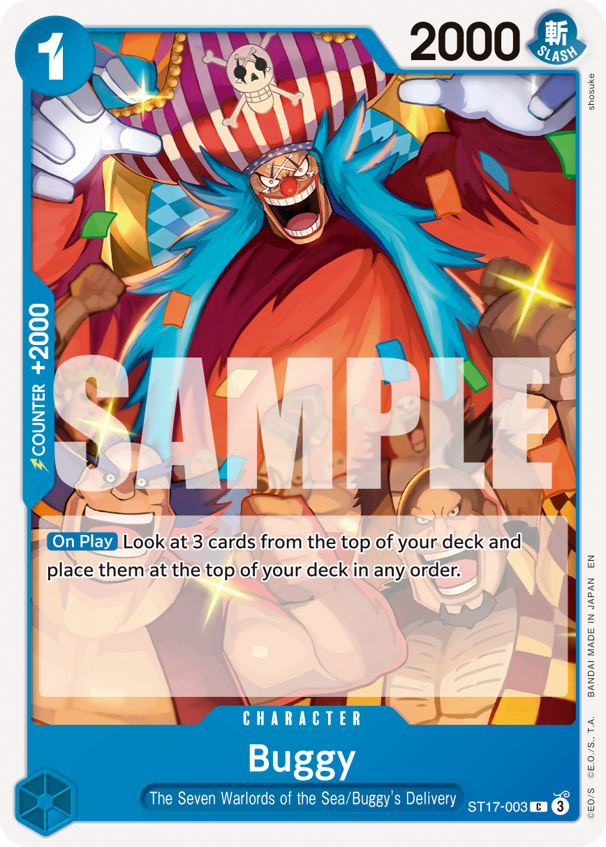 Carte Baggy ST17-003_r1 Common Serial — One Piece TCG PRB-02 The Best Vol. 2 (Bandai)