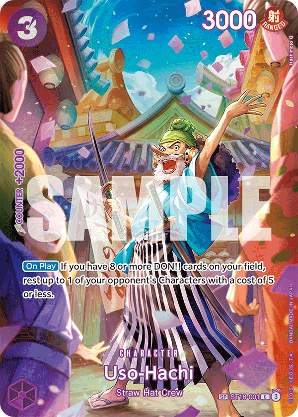 Carte Usohachi ST18-001_p1 Special — One Piece TCG OP-10 (Bandai)