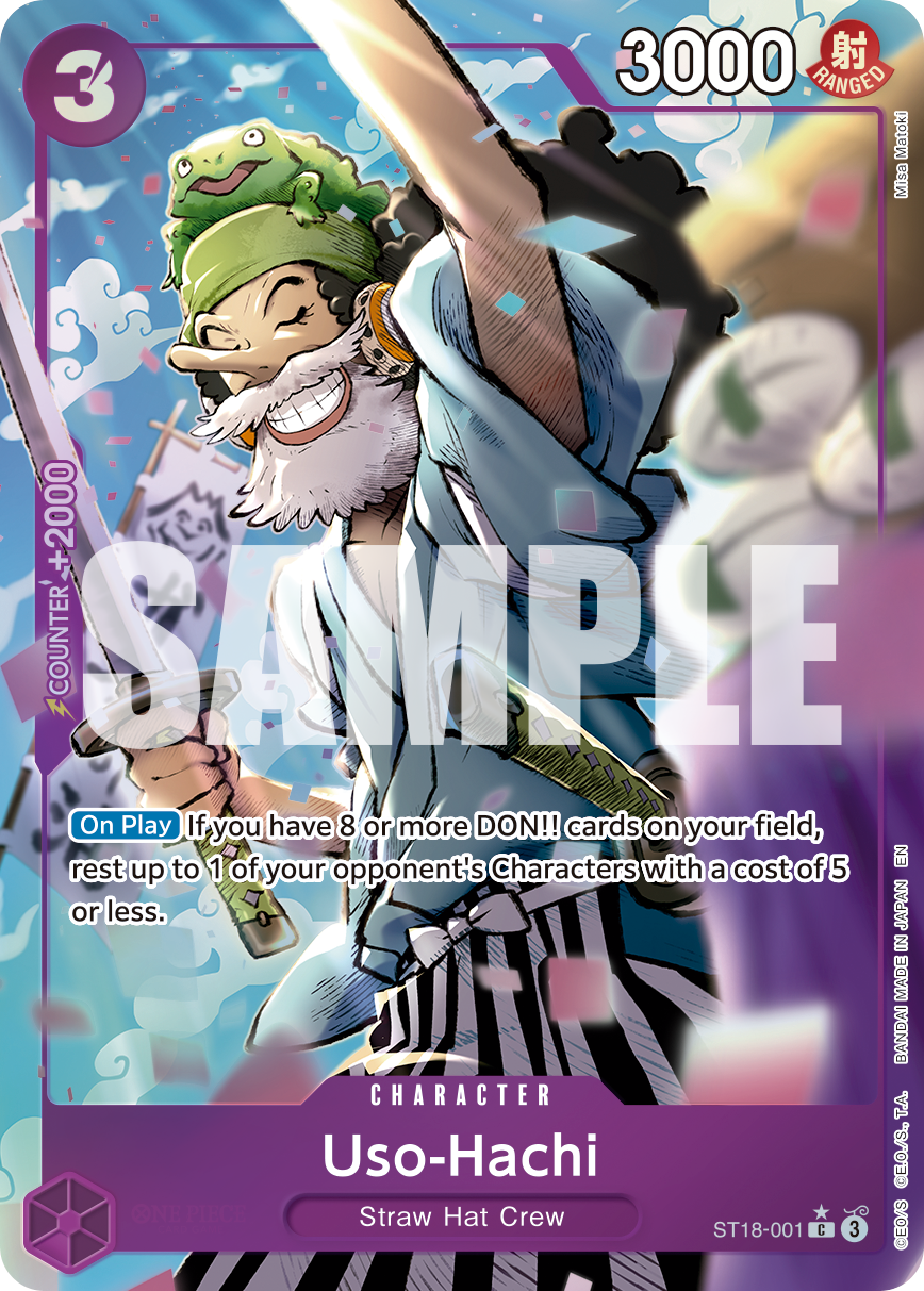 Carte Usohachi ST18-001_p3 Common — One Piece TCG PRB-02 (Bandai)