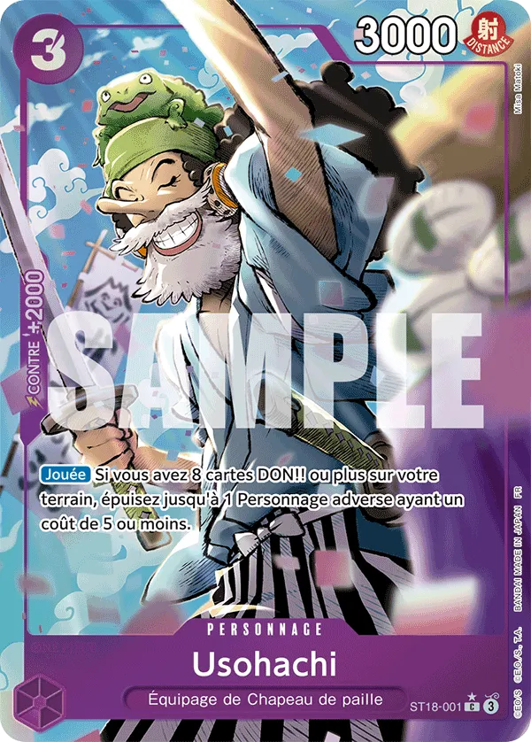 Carte Usohachi ST18-001_p3 Common PRB-02 — One Piece TCG (Bandai)