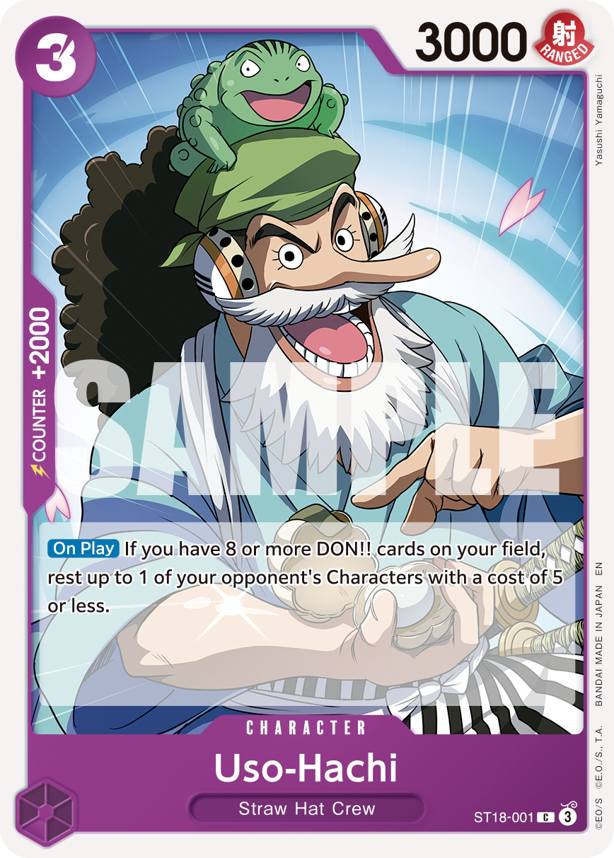 Carte Usohachi ST18-001_r1 Common — One Piece TCG PRB-02 (Bandai)