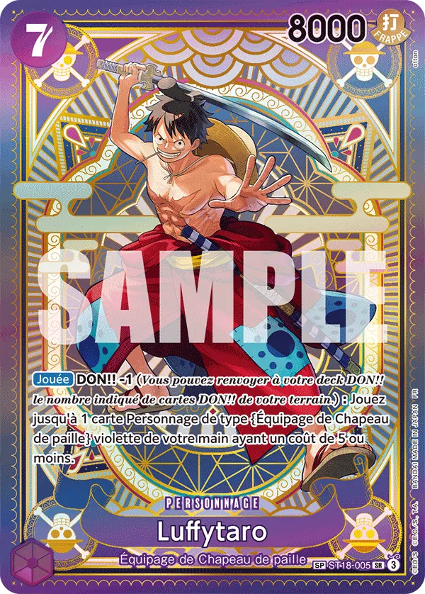 Carte Luffytaro ST18-005_p3 Special — One Piece TCG OP-11 (Bandai)