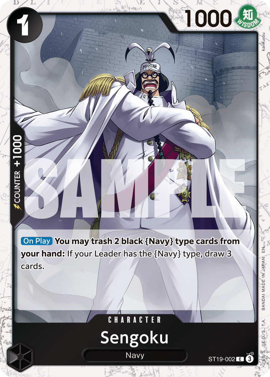 Carte Sengoku ST19-002_p3 Common Alt Art — One Piece TCG PRB-02 The Best Vol. 2 (Bandai)