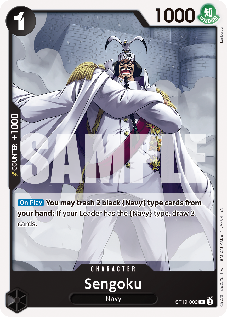 Carte Sengoku ST19-002_r1 Common Serial — One Piece TCG PRB-02 The Best Vol. 2 (Bandai)
