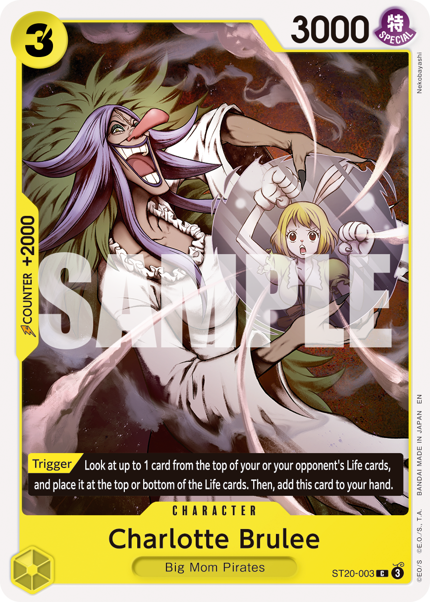 Carte Charlotte Brulee ST20-003_r1 Common Serial — One Piece TCG PRB-02 The Best Vol. 2 (Bandai)